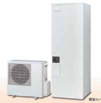 a-17 エコキュート エコキュートは CO2 冷媒のヒートポンプで 大気中の熱を上手にくみ上げて 給湯の熱エネルギーとして利用する給湯システム CO2 冷媒ヒートポンプは 従来のフロン系冷媒に比べ 加熱特性に優れているため 給湯機への利用拡大が図られている エコキュートは極めて省エネルギー効率が高く CO2 の排出量も従来型給湯器に比べ 削減することができる エコキュートの特長 高効率 1