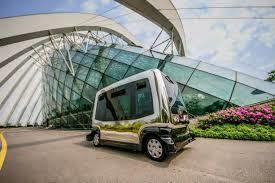 6. 科学技術の導入例 2 自動運転車の導入 公道での自動運転車のテスト走行を2015 年 7 月から実施 ガーデンズバイザベイの無人運転シャトルバスが2016 年 6 月より運行 2019