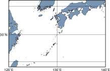 沖縄の東 (25-30N,130-140E) 図 5.