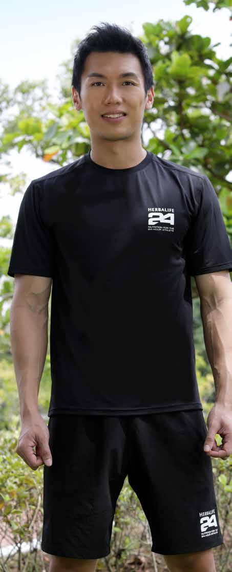 HERBALIFE24 男性用スポーツ Tシャツブラック 素材 : ポリエステル 95% スパンデックス 5% シリアル 1: シリアル 2: シリアル