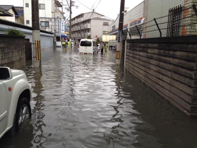 号 ) 大阪市梅田駅周辺の浸水