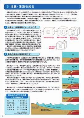 東京都教育委員会が作成した防災教育副読本 地震と安全 では 高等学校版において 地震 津波を知る