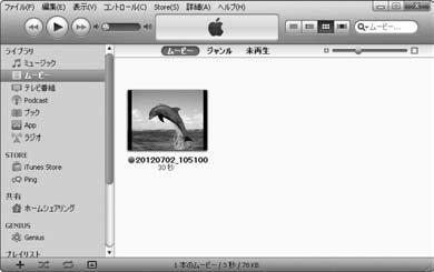パソコンで再生している映像を録画して itunes へ自動登録 録画したファイルの変換処理が行われ