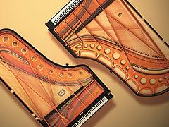 2. 音源 鍵盤などピアノとしての基本性能が充実ヤマハグランドピアノの最高峰である CFX とベーゼンドルファー インペリアル からサンプリングした 2 つの音源を搭載 グランドピアノの複雑な弦共鳴音を再現する技術 バーチャル レゾナンス