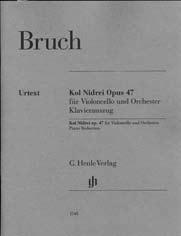 Bruch,M.; Kol Nidrei op. 47, fur VIoloncello und Orchester: Klavierauszug (A. Oppermann/fing. C. Poltera) (Violoncello,Piano) c2019 (Henle) [745400] 1,850 ブルッフ コル ニドライ op.