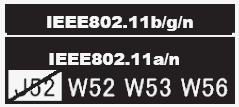 6 2.4GHz DSSS OFDM IEEE802.