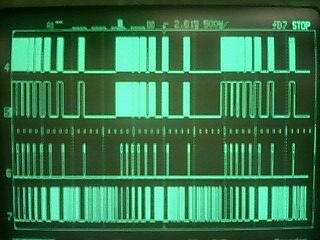 (3) 動画表示の出力波形 図 5-10 はダブルバッファの動作によって 動画を表示するときに オシロスコープで見た出力波形の様子である