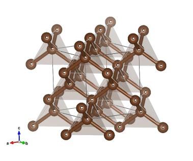 8 ダイヤモンド構造の配位多面体表示 酸化物としては SiO 2 GeO 2 SnO 2 などの酸化物に加え SnO や PbO などの 2