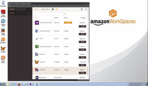 Amazon WorkSpaces Application Manager Amazon WorkSpaces向けのアプリケーションをデプロイおよび管理