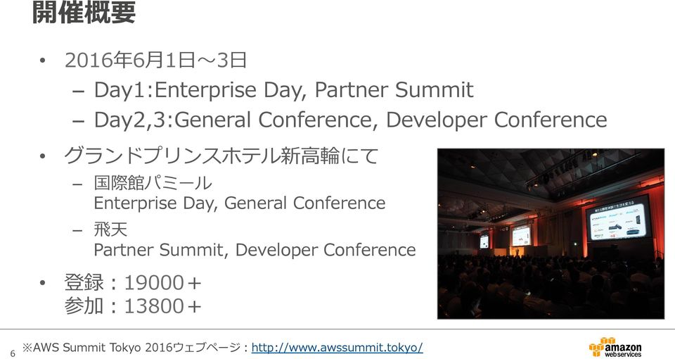 パミール Enterprise Day, General Conference 飛 天 Partner Summit, Developer
