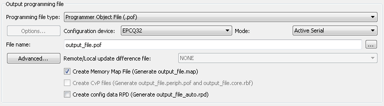 JIC ファイルの詳細は 本資料を入手された販売代理店の技術情報サイトにて公開中の下記資料をご参照ください Quartus II JTAG Indirect Configuration ユーザ ガイド Merged Mask Settings File (.