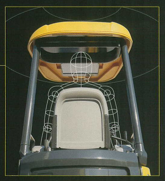 シートベルトを標準装備した. またそのシートベルトはオペレータの利便性を考慮して, 自動巻込み式を採用した ( 図 5).