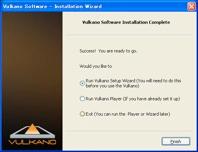 Windows Player Run Vulkano Setup Wizard