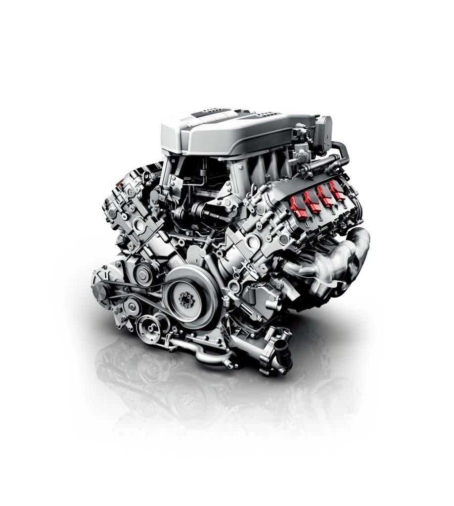 50 V8 FSI 4,163cc V8 Audi R8 Coupé 4.2 FSI quattro 316kW 430PS /7,900rpm 430Nm 43.8kgm /4,500-6,000rpm Power output, kw 330 300 270 240 Torque, Nm 550 500 450 400 / 75.9kW/ 210 350 FSI 120 12.