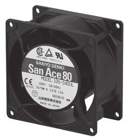 AC Fan 8mm sq. General Specifications M4.7 6,6mm deep Earth Ground tap 8.5 