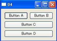 2.4Layout Layout (addlayout) 13 QPushButton* buttond = new QPushButton("Button D"); 14 15 QVBoxLayout* mainlayout = new QVBoxLayout; 16 QHBoxLayout* layouta = new QHBoxLayout; 17 QVBoxLayout* layoutb