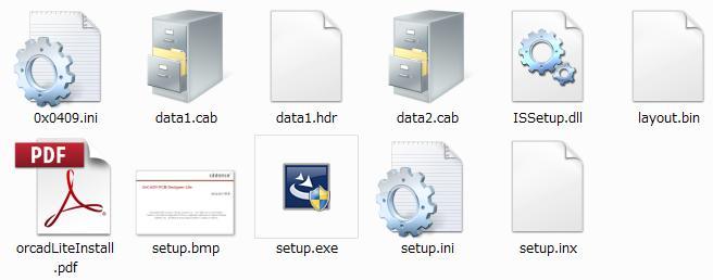 圧縮ファイルを解凍します 圧縮ファイルの解凍を行わずにダイレクトに zip ファイルをダブルクリックし setup.