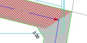 形状が変わる場合は区画を変形 区画が分断される場合は区画属性を継承して分割 新たな領域ができた場合は無属性の新しい区画となります [ 移動距離 ]