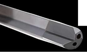 99 Chip is disposed smoothly and heavy cutting is practicable due to peculiar style of carbide insert.