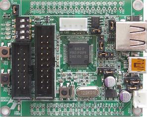 RX631 64pin 評価ボード 'HSBRX631M' 周辺モジュール搭載により即マイコン評価可能 RX631 64pin オンボードレギュレータ HSBRX631M (64pin) 77mm x 66.