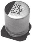 小形アルミ電解コンデンサ表面実装対応 低 Z 縦形チップ部品 (105 ) アルチップ -MZA TM シリーズ 面実装 低 Z 耐洗浄 定格電圧 6.