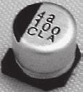 小形アルミ電解コンデンサ表面実装対応 長寿命低 Z 縦形チップ部品 (105 ) アルチップ -MLA TM シリーズ 面実装 長寿命 低 Z 低インピーダンス 105 3,000 時間保証 定格電圧 6.3~50V 静電容量 10~1,000μF 製品サイズφ5 5.