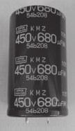 大形アルミ電解コンデンサ 基板自立形 小形化品 (105 ) KMZ シリーズ 小形化 RoHS2 適合品 KMW シリーズを小形化 105 2,000 時間保証 ( リプル重畳 ) 定格電圧範囲 :420 450V 静電容量範囲 :120~820μF スイッチング電源 インバータ用途に最適 基板洗浄タイプではありませんのでご注意下さい KMZ 小形化 KMW p6-9 規格表 項目性能