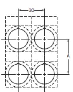 (2) 大形銘板ユニットを取りつける時の加工寸法 圧着端子をスイッチユニットの端子に配線する場合 ( 図 2) 推奨代替商品形