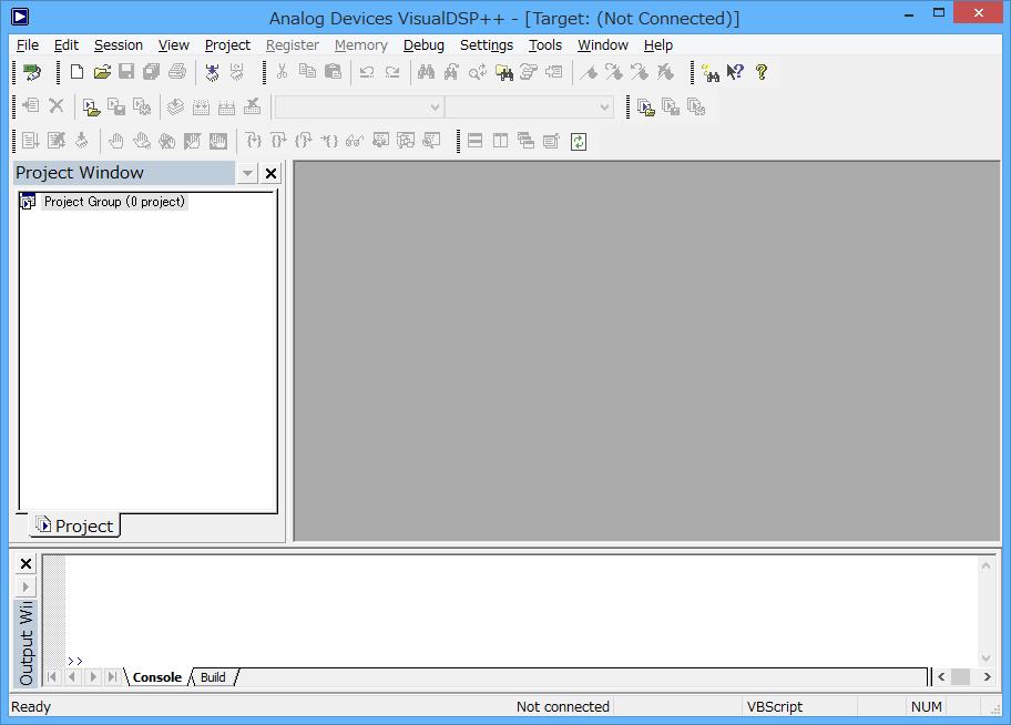 4.1 Visual DSP++ の起動 スタートメニューのプログラム Analog Devices