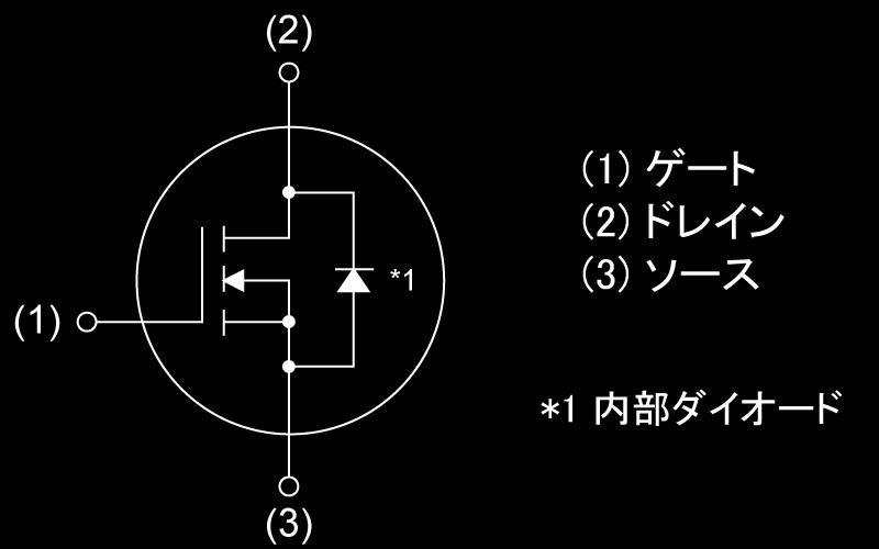 I D *1 ±8 A ドレイン電流 ( パルス ) I DP *2 ±32 A ゲート ソース間電圧 V GSS ±30 V アバランシェ電流 ( 単発 ) I AS *3 4 A アバランシェエネルギー ( 単発 ) E