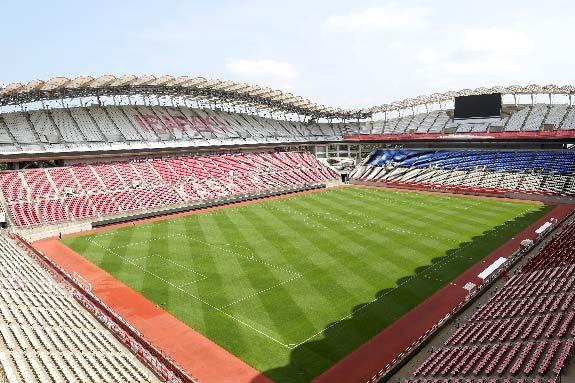 茨城カシマスタジアム 本格的なサッカー専用スタジアムで