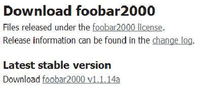 foobar2000 v1.