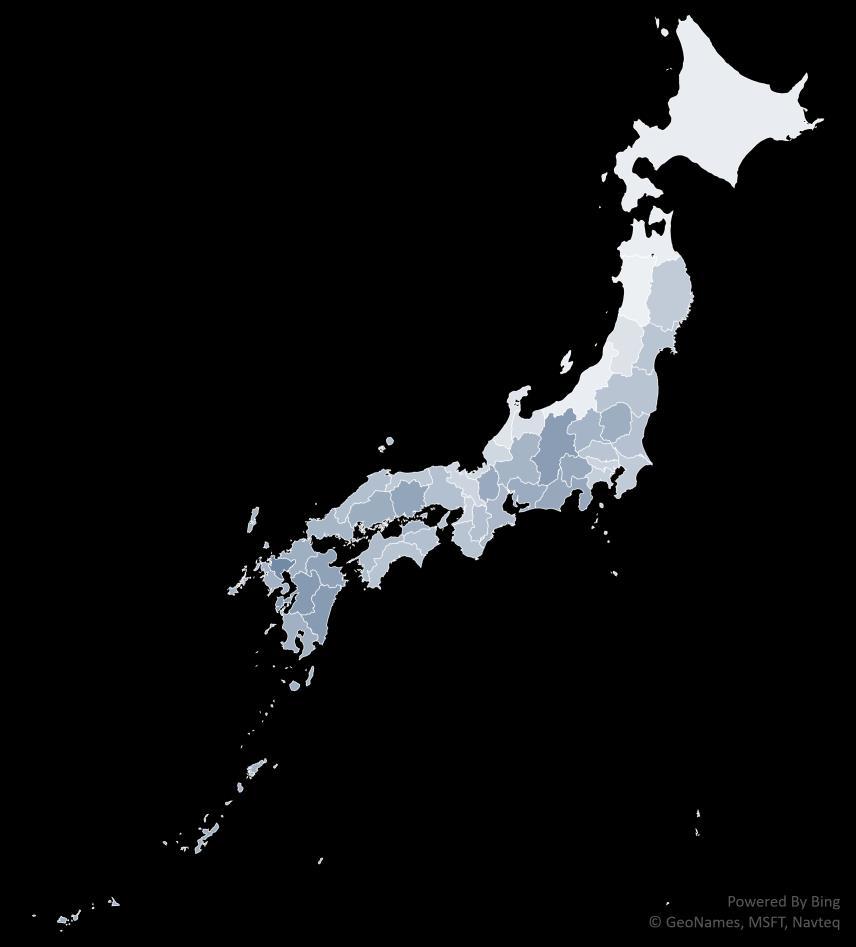 参考 日本全国でのPV導入世帯の割合 戸建住宅全体に占める住宅用PV 10kW未満 導入件数の割合は以下の通り 地域としては九州 中部 中国地方の導入割合が導入当初から高く 北関東と近畿地方が追い上げている 2013.3 2017.12 佐賀県 9.5% 佐賀県 13.8% 熊本県 8.