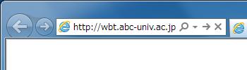 うこそWebClass へWebClass にログインする ここでは WebClass へログインし コースリスト画面を表示する方法を説明します では ブラウ ザを起動してください アドレスバー [ 移動 ] ボタン 1 アドレスバー ( ロケーションバー ) に WebClass の URL( アドレス )