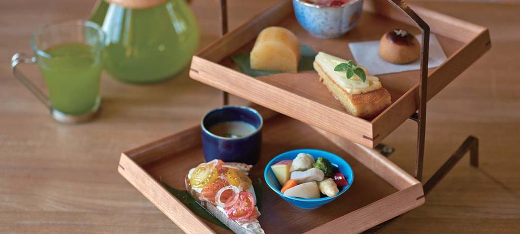 Modern Terrace HIGH TEA Set 1,980 Bruschetta Choose 4 Items from the Dessert Trolley Daily Potage Homemade Pickles & Kyoto Pickles ( Hot/Iced) (Hot/Iced) ( Iced) Coffee or Tea or Cold-brew Green Tea