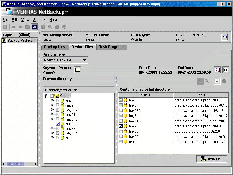 48: NetBackup / / VERITAS NetBackup / Windows InstallShield VERITAS
