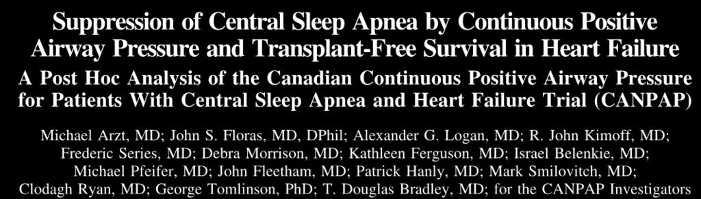 19/hr と 目標の AHI<15/hr を上回っており十分な睡眠時無呼吸の治療が行われていなかった可能性が高かった 本解析では CANPAP