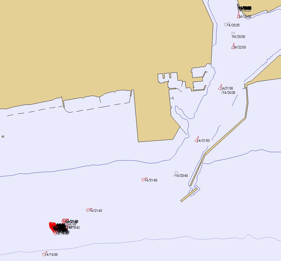 6 苫小牧港 - 滞船実態 6 観測日 :07.04.