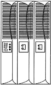 増設バッテリボックス (EBM) 図 5. 水平キャビネット設置 図 6.