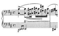 Op.58 譜例57 の法 トリルは上音から開始しており 第 3拍の低音とトリルの上音となる Fis