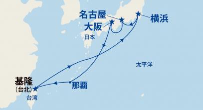 日本発着の大型クルーズ船が 2018 年に運航回数を増加 プリンセス クルーズ社 ( カーニバル コーポレーション &PLC) の ダイヤモンド プリンセス は 日本人 欧米人をターゲットとした日本発着クルーズを展開 乗客の 5 割弱がフライ & クルーズによる欧米人を中心とする外国人 5 割強が日本人 プリンセス クルーズ社は 4 月 20 日に 2018