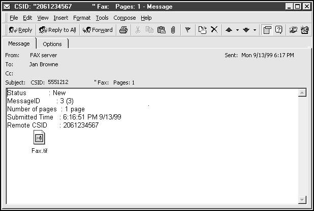 開いたファックスメッセージの添付ファイルをダブルクリックして コンピュータのファックスビューアプログラムを起動します 4 3