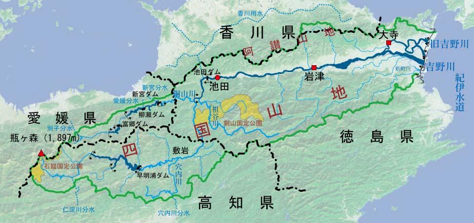吉野川の河川環境に関する現状と課題及び利用状況 早明浦ダムでは
