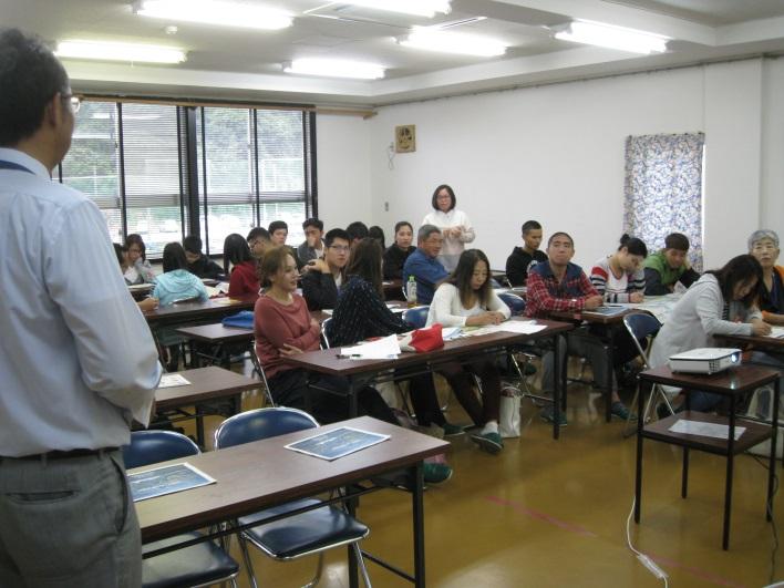 同財団主催の日本語クラスで学習している外国人の皆さんを対象とした水防災学習の出前講座を実施しました 中国 フランス ベトナム フィリピン