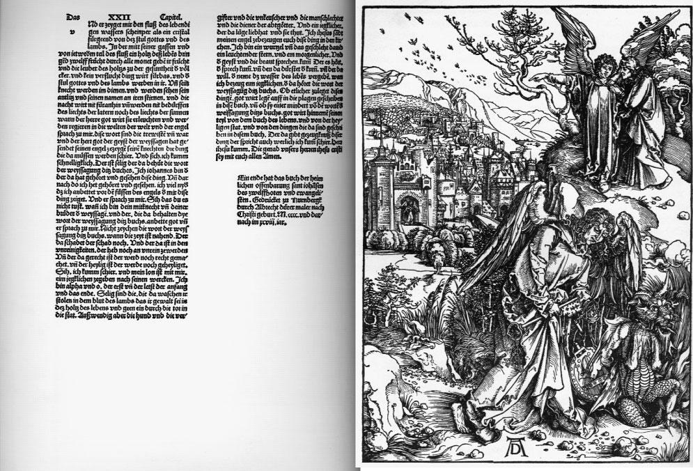 テキストと奥付の 図 9 ニュルンベルク聖書 ヨハネの殉教 パト