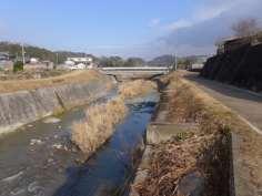 河道の拡幅を実施 改修済み