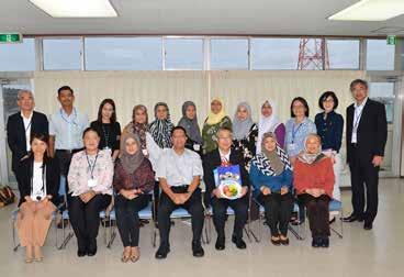 食育を実践するための手法等を学び 食生活関連疾病の予防活動を導入するためにマレーシアから13 名の研修員が9 月上旬から中旬にかけて来日しました