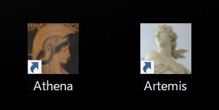 Athena の起動 デスクトップ上の Athena のアイコンをダブルクリックする もしくは スタートメニューのプロ グラム一覧から Demeter with
