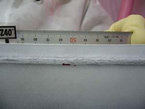 事例 2 柏崎刈羽 3 号機における調査結果 (1) 検出性に関する調査結果配管内表面のひびの位置および長さについて 浸透探傷試験 (PT)