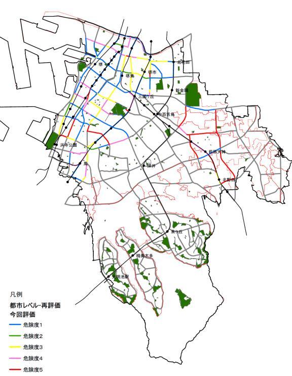 広域交通アクセス軸 ( 資料 : 堺市マスタープラン